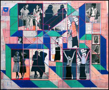 Original Abstract Fashion Mixed Media by Stanislav Belovski