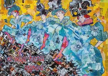 Original Impressionism People Collage by Stanislav Belovski