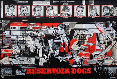 Reservoir Dogs (a reproduction after the original poster of Tyler Stout (2012) thumb