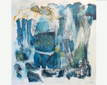 Original Abstract Expressionism Abstract Painting by Marian Roymans