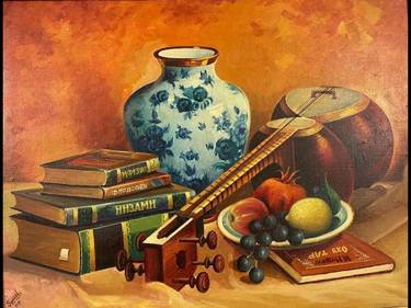 Original Still Life Paintings by Nazrin Ismayilova