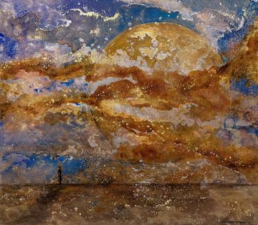 Original Impressionism Landscape Mixed Media by Roberta Volpe