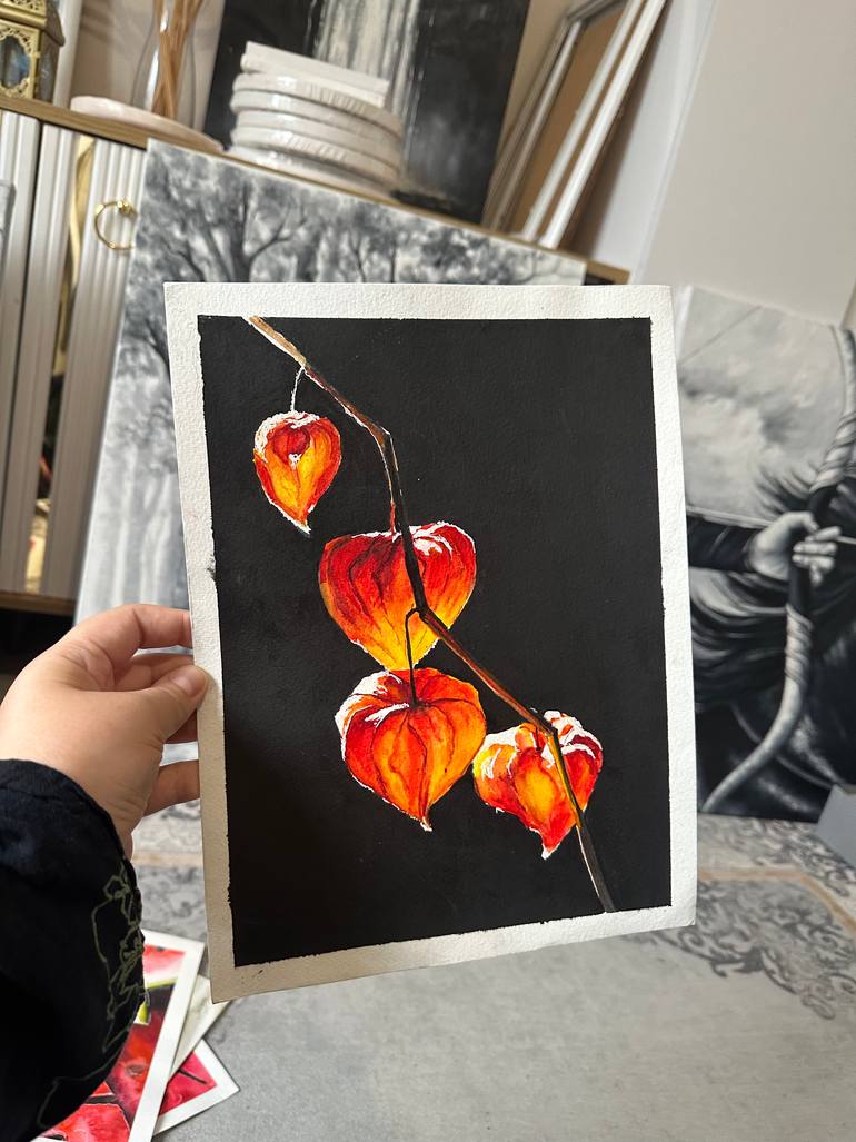 Original Contemporary Floral Painting by Irina Magon