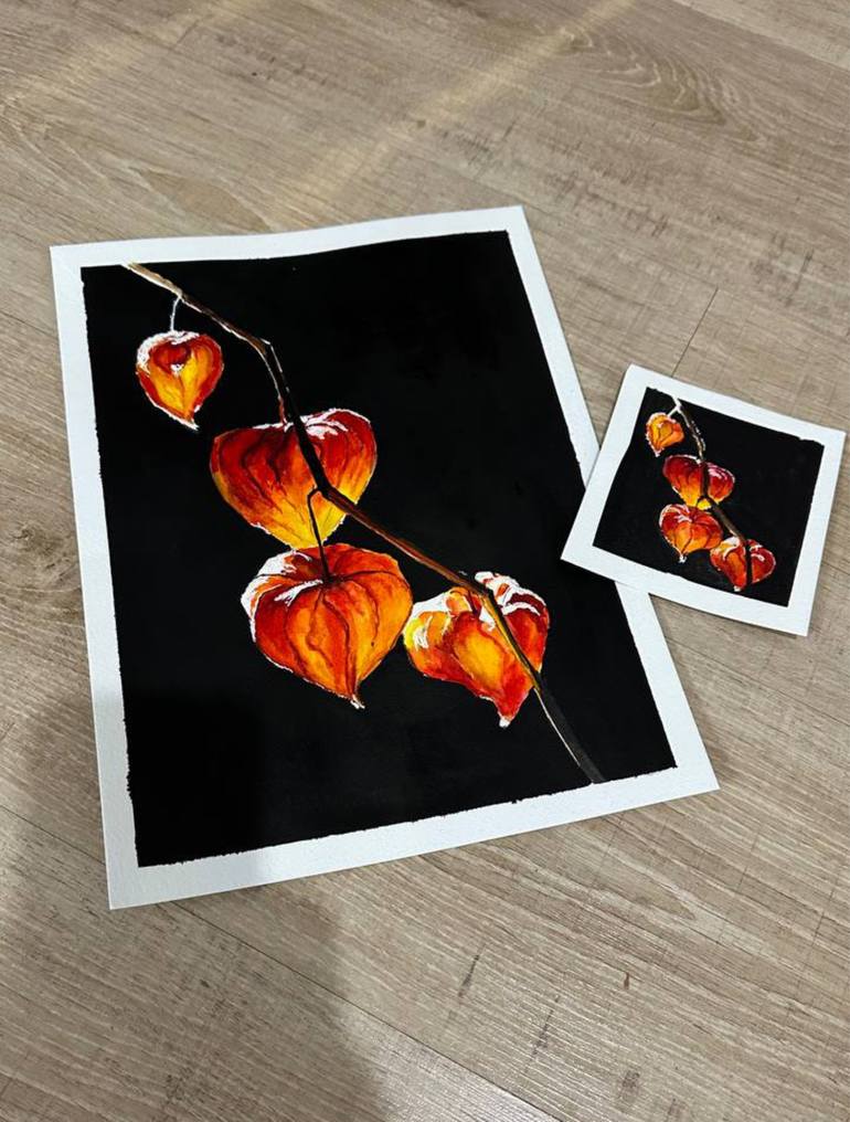 Original Contemporary Floral Painting by Irina Magon