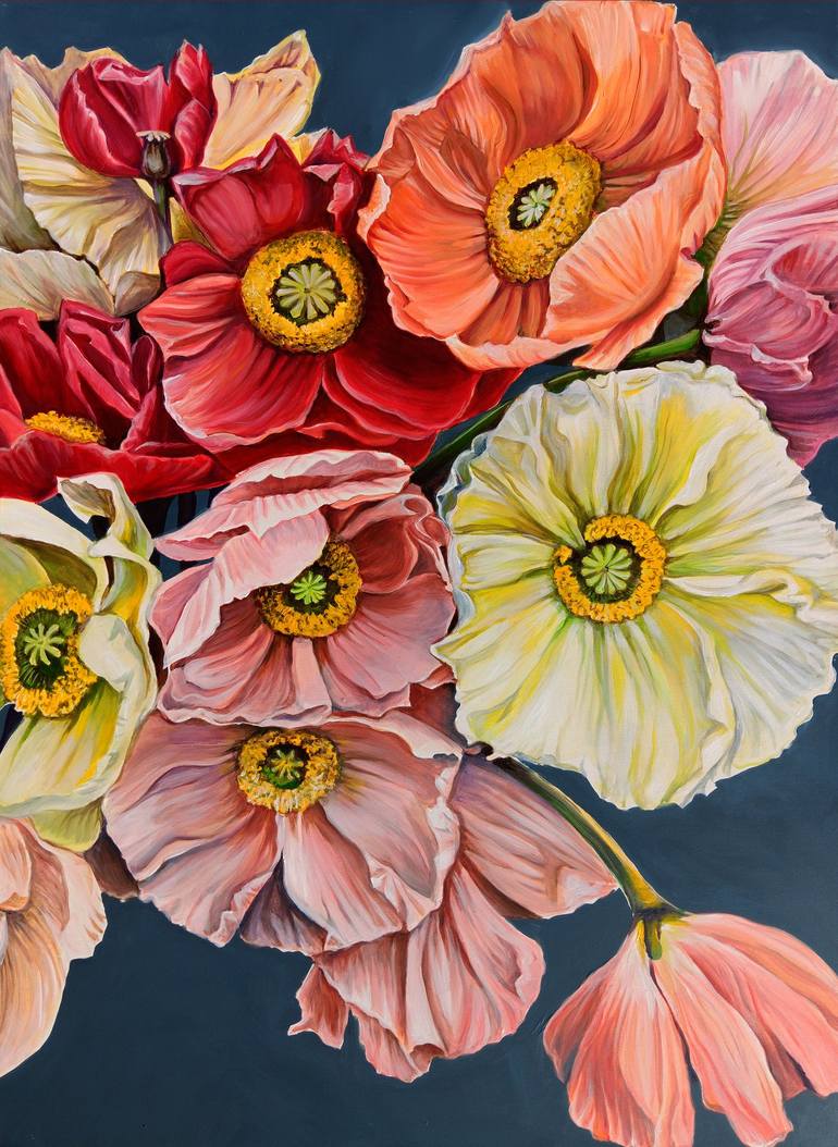 Original Realism Botanic Paintings by Nataly Burmaka