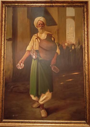 "Arab Waterseller in the Medina" by Adolf Kaufmann thumb