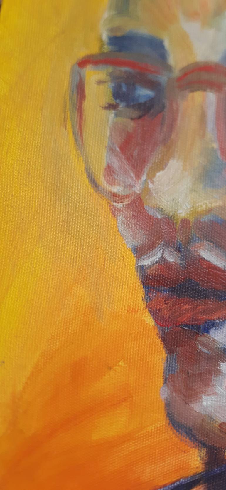 Original Expressionism People Painting by James Mccormack