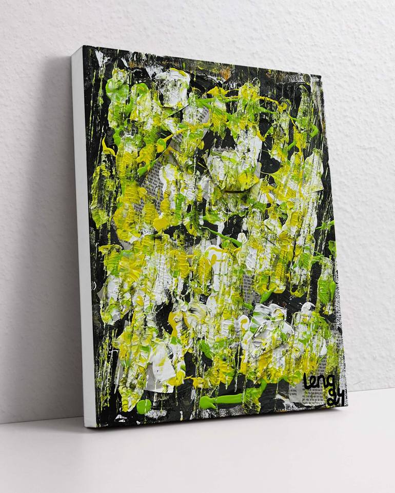 Original Abstract Painting by Leng Tran