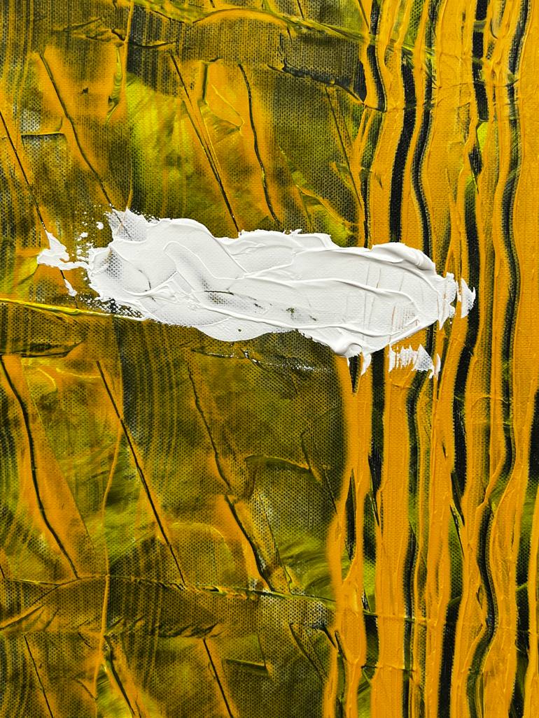 Original Abstract Expressionism Abstract Painting by Leng Tran