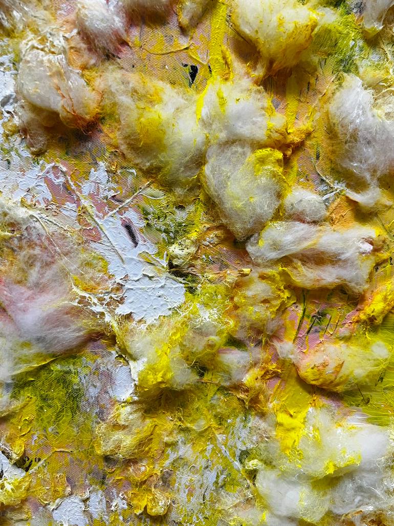 Original Abstract Expressionism Abstract Painting by Leng Tran