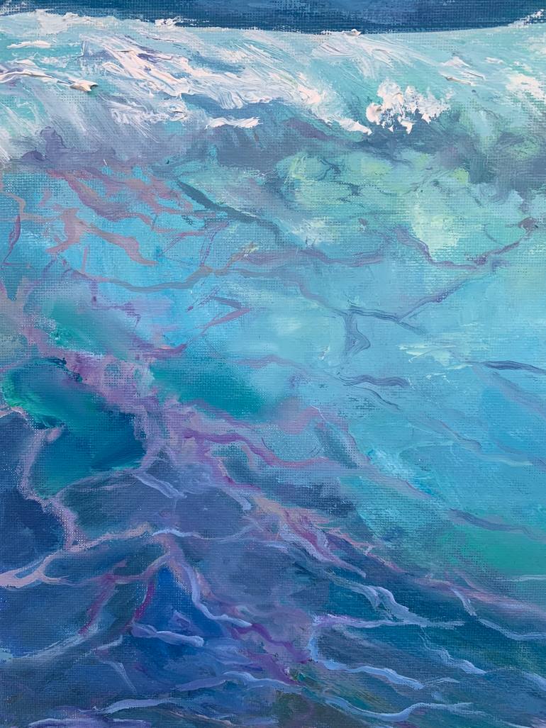 Original Impressionism Seascape Painting by Lena Dil