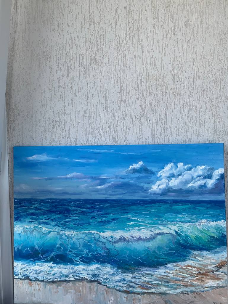 Original Contemporary Water Painting by Lena Dil