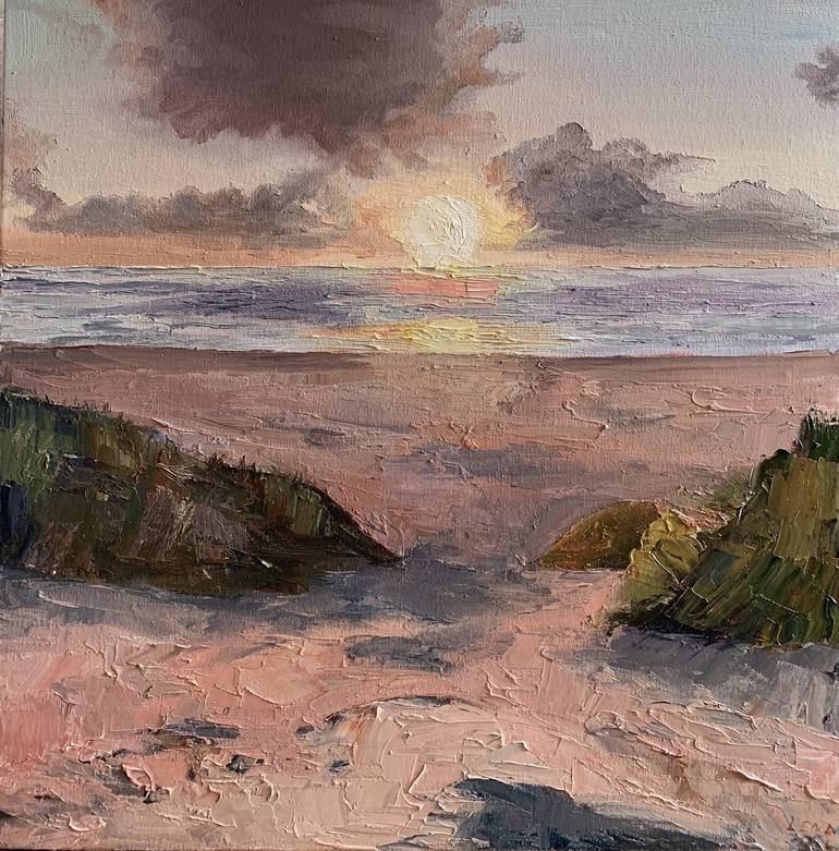 Original Contemporary Beach Paintings by Lena Dil