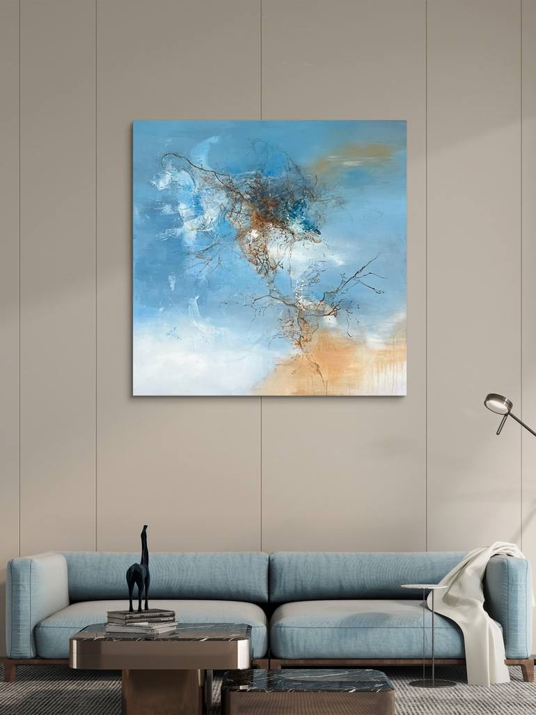 Original Abstract Painting by Sandrine Belmont