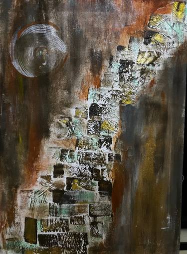 Original Abstract Expressionism Abstract Paintings by Wesam Abdelbaqi