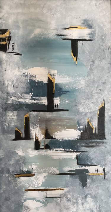 Original Abstract Expressionism Abstract Paintings by Aya Abdelhameed