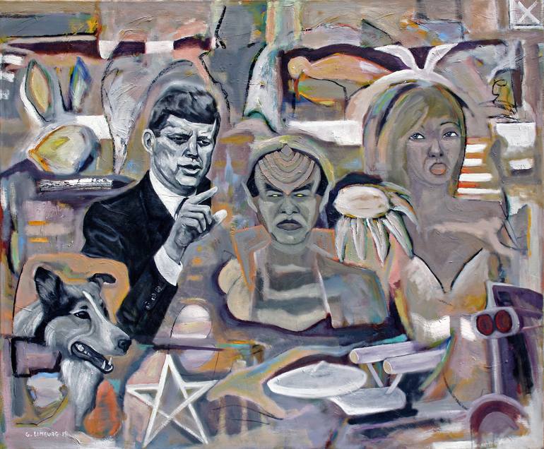Original Contemporary Men Paintings by Guenter Limburg