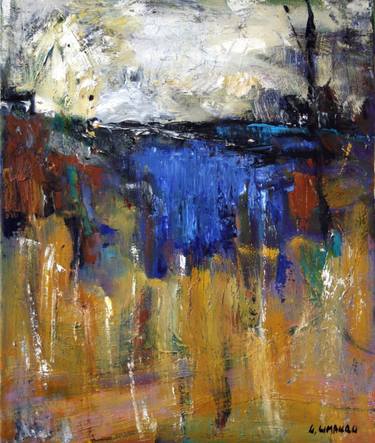 Original Abstract Expressionism Nature Paintings by Guenter Limburg