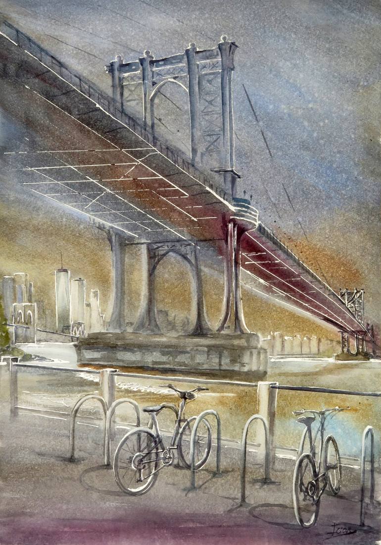 Print of Contemporary Architecture Paintings by Maria Iciar Cámara Rubio