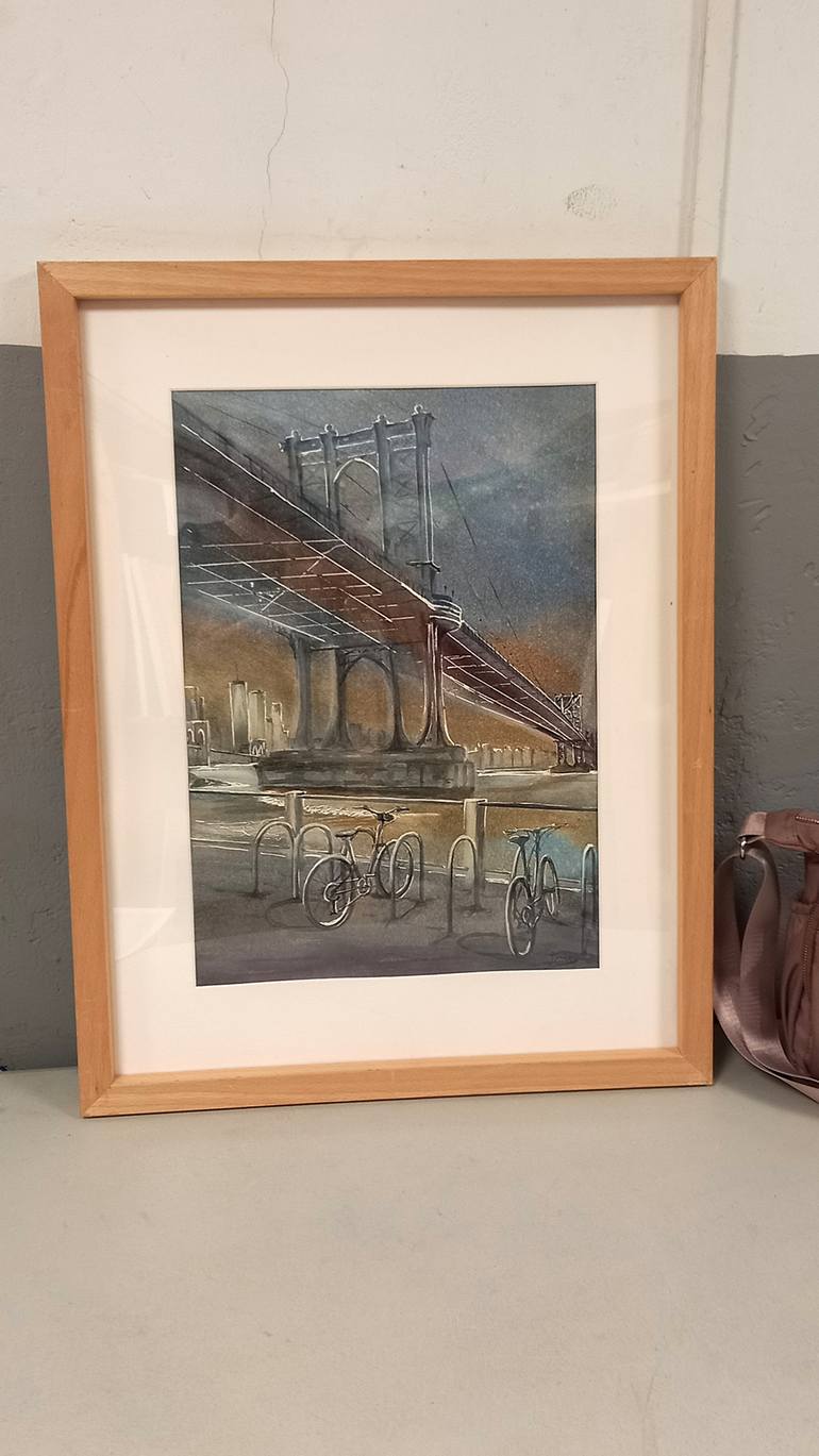 Original Contemporary Architecture Painting by Maria Iciar Cámara Rubio