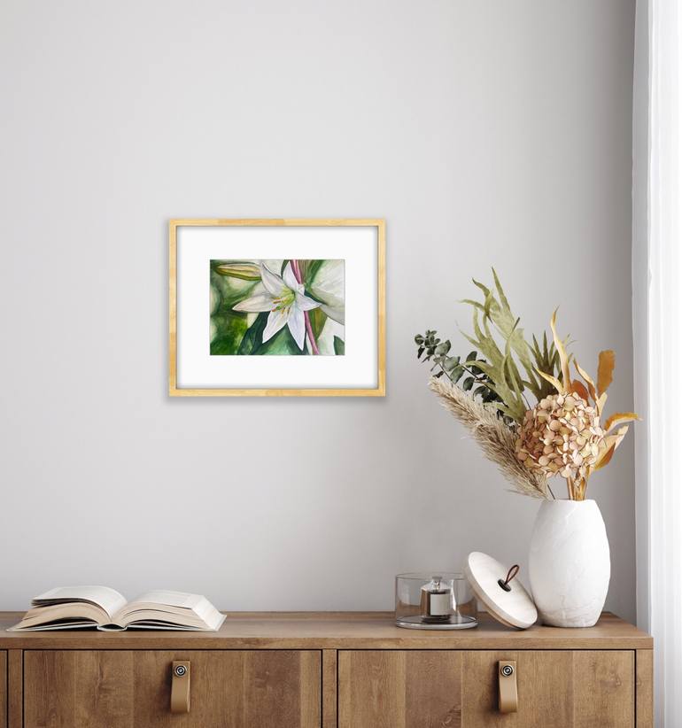 Original Classicism Floral Painting by Rima Lobanova