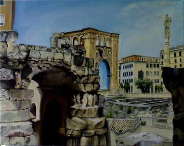 Original Figurative Architecture Paintings by Solange Esposito