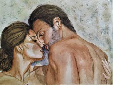 Original Figurative Erotic Paintings by Solange Esposito