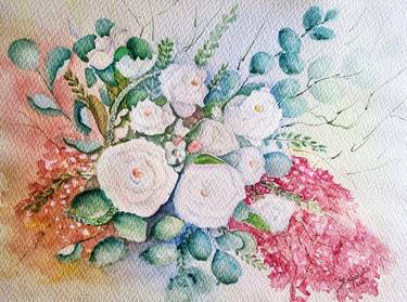 Print of Impressionism Floral Paintings by Solange Esposito
