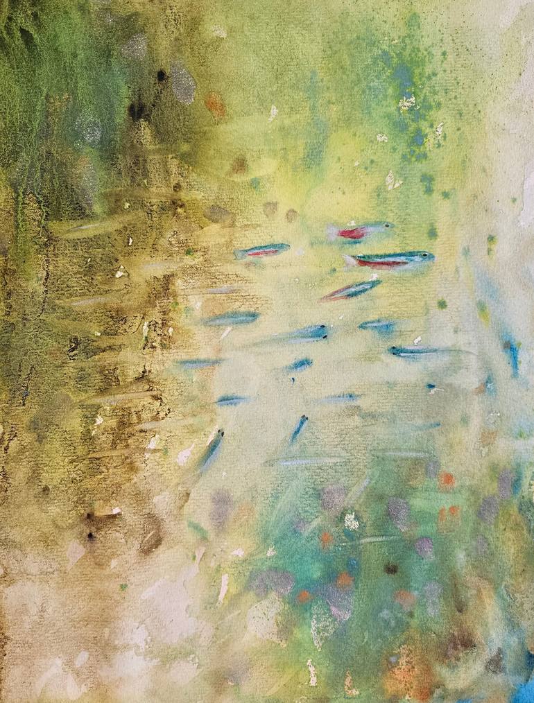 Original Contemporary Seascape Painting by Solange Esposito