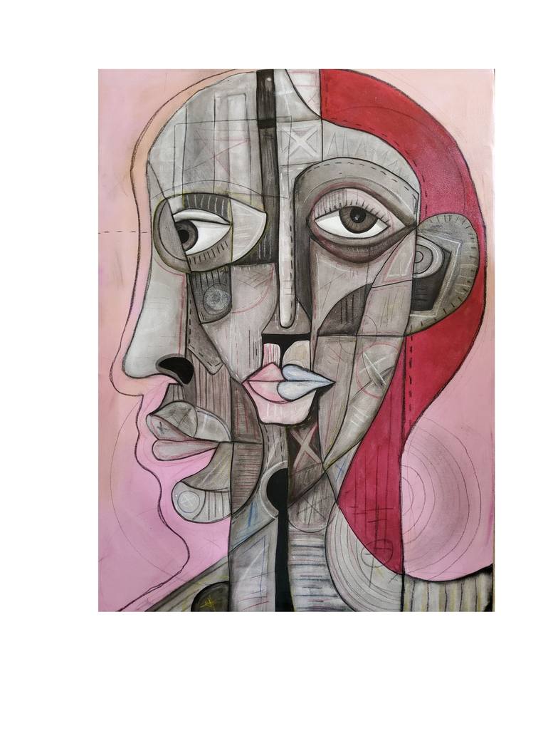 Original Figurative Abstract Paintings by Tebo Solis