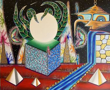 Original Surrealism Nature Paintings by Marc Urgell Cloquell