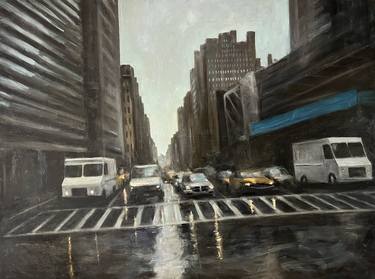 Original Cities Paintings by Erik Drageset