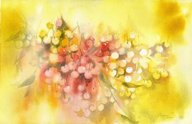 Original Abstract Expressionism Fantasy Paintings by Alla Prisacar 
