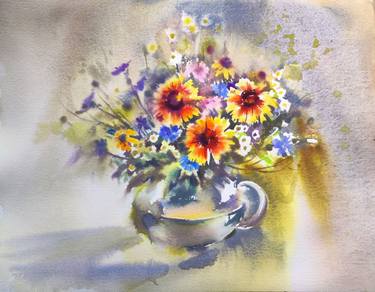 Original Realism Botanic Paintings by Alla Prisacar