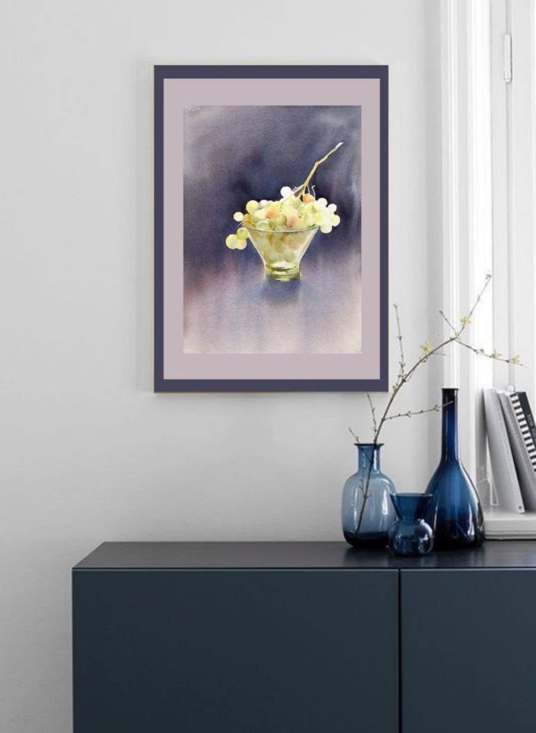 Original Classicism Still Life Painting by Alla Prisacar 