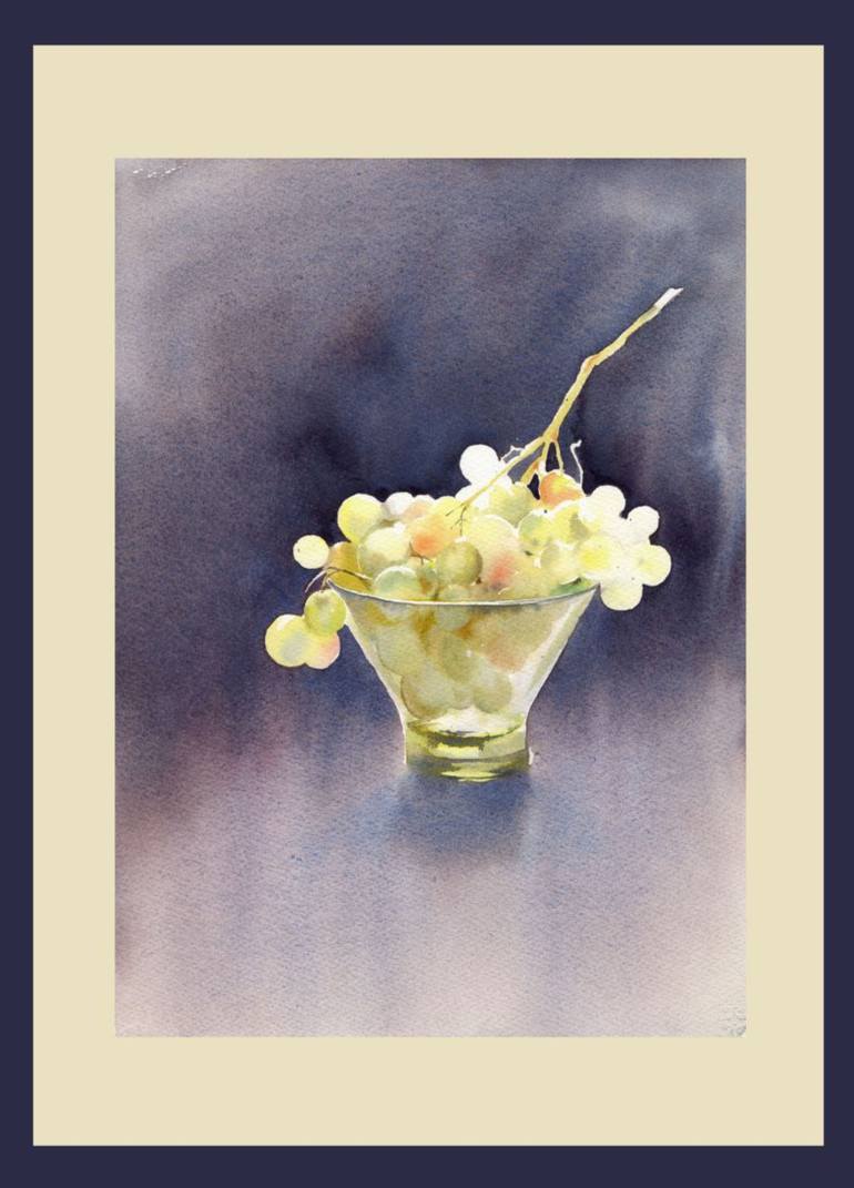 Original Classicism Still Life Painting by Alla Prisacar 