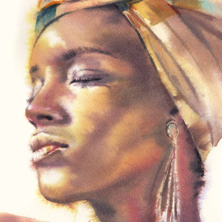 Original Contemporary Women Painting by Alla Prisacar 