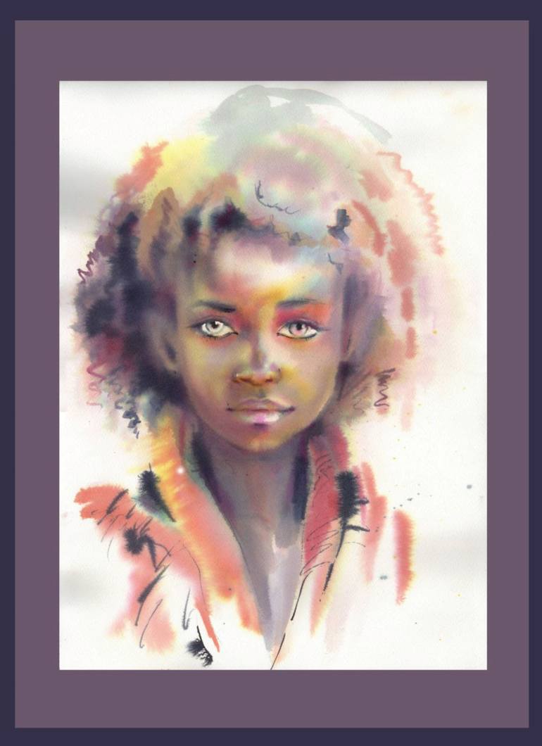 Original Contemporary Children Painting by Alla Prisacar 