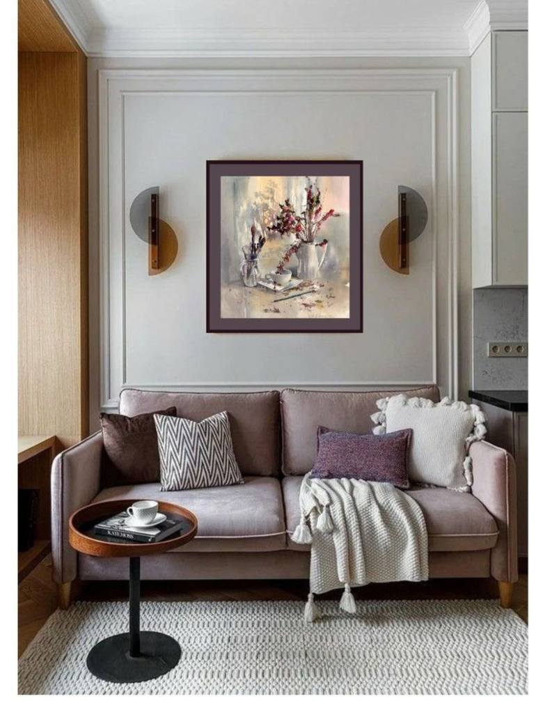 Original Classicism Still Life Painting by Alla Prisacar 