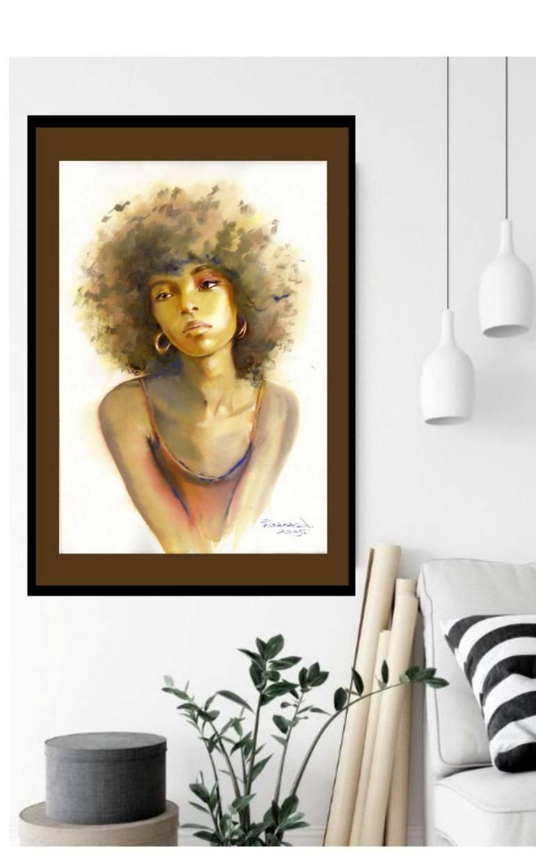 Original Classicism Women Painting by Alla Prisacar 