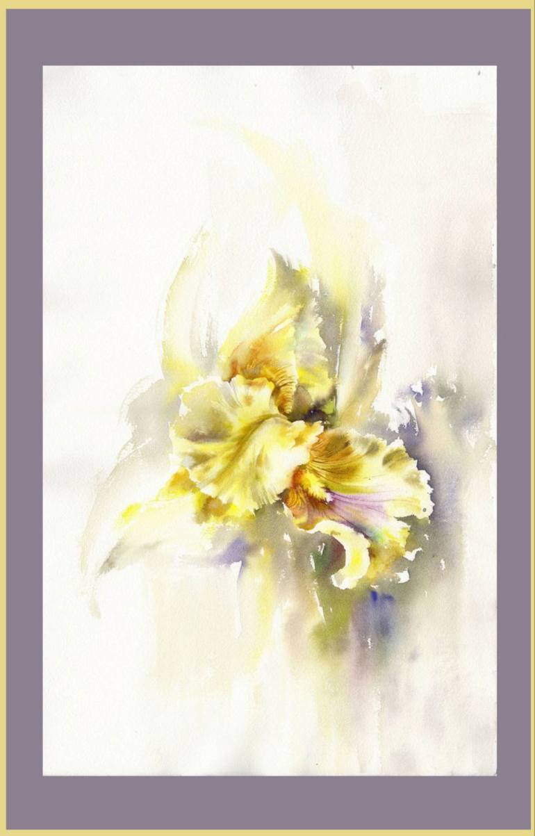 Original Classicism Floral Painting by Alla Prisacar 