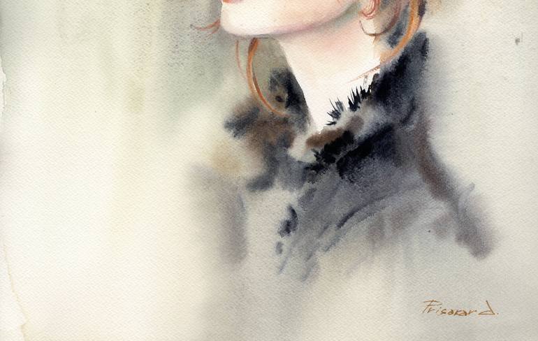 Original Classicism Women Painting by Alla Prisacar 