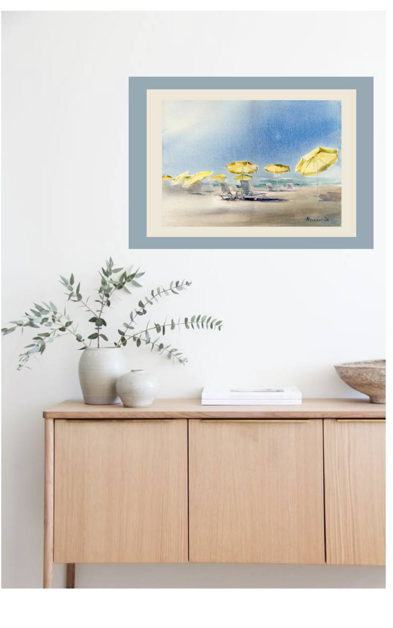 Original Contemporary Landscape Painting by Alla Prisacar 