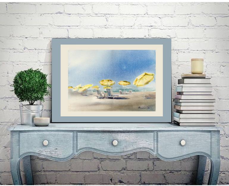 Original Contemporary Landscape Painting by Alla Prisacar 