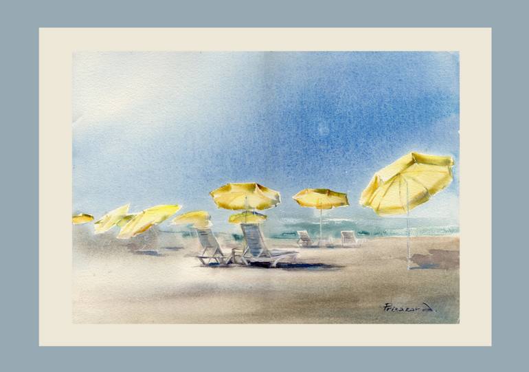 Original Contemporary Landscape Painting by Alla Prisacar 