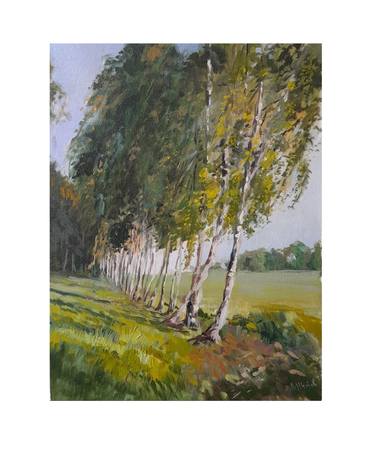 Original Impressionism Landscape Paintings by Klaus Hilbrich