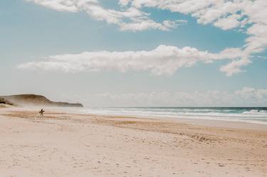 Noosa surfer at Sunrise Beach, Sunshine Coast, Australia thumb