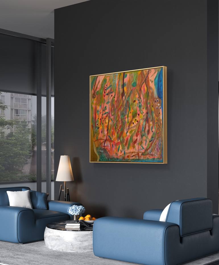 Original Abstract Painting by Sergio Romero