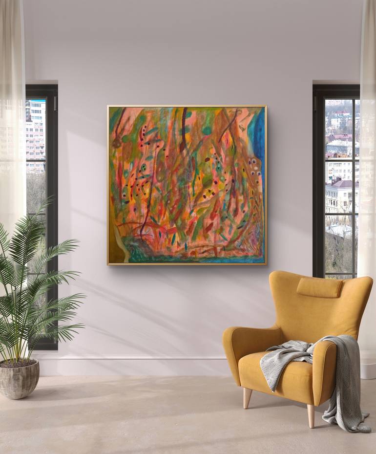 Original Abstract Painting by Sergio Romero