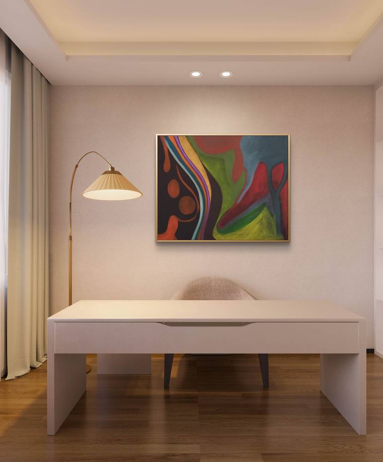 Original Abstract Painting by Sergio Romero